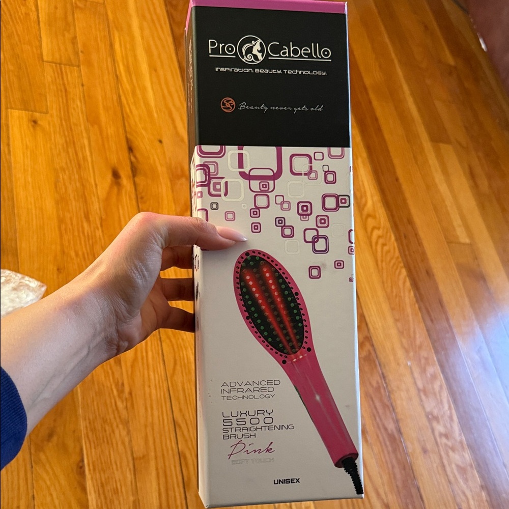 Pro Cabello Pink Luxury 5500 Straightening Brush